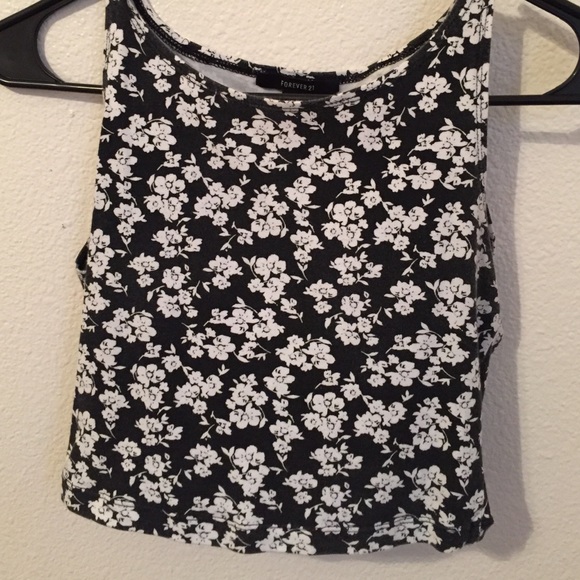 Floral crop top