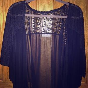 Black  Guess Kimona