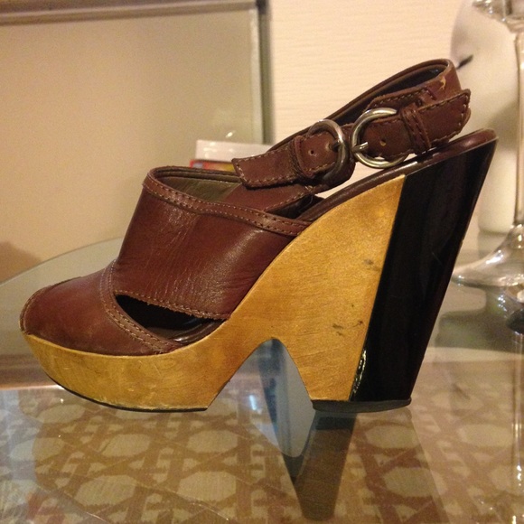 DKNY Wedge Clogs