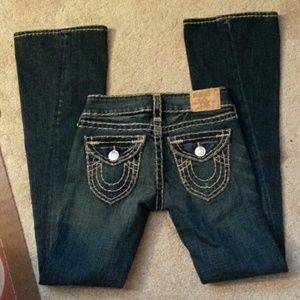 Brown stich ed ture religion jeans