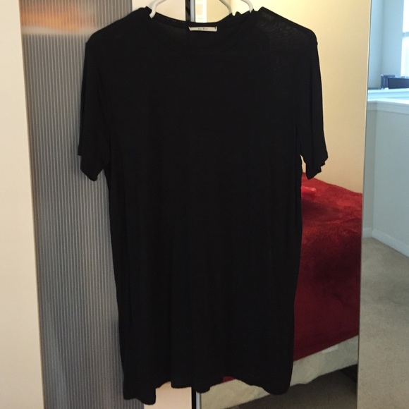 Black t-shirt dress