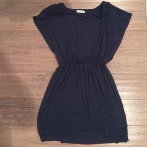 Navy blue Cotton Dress by Lush