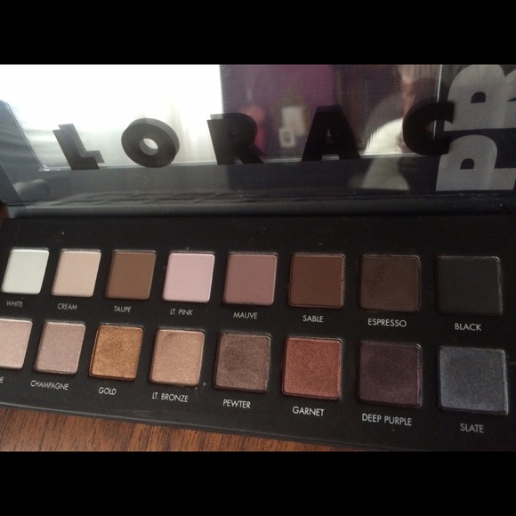 Lorac pro swatched in 8 colors