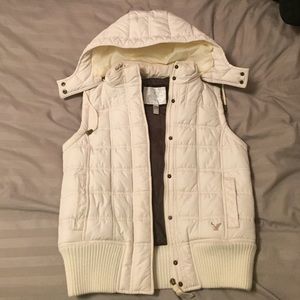 American Eagle Outfitters vest with removable hood