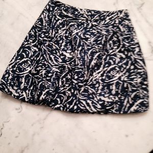 Printed Silk Banana Republic Bubble Skirt