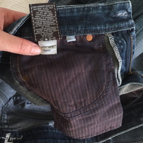 Rare 7 For All Mankind Flynt with stud in Vintage - Picture 3 of 4