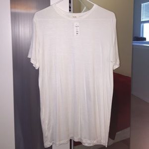White t-shirt dress