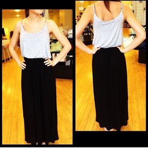 Black/ grey maxi