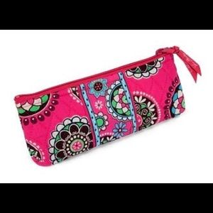 Vera Bradley Cupcake Pink Brush/Pencil Case
