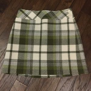 JCREW wool mini skirt.  Size 2