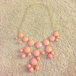 Beautiful gold and peach color necklace!