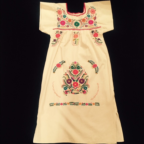 Mexico style lounging dress