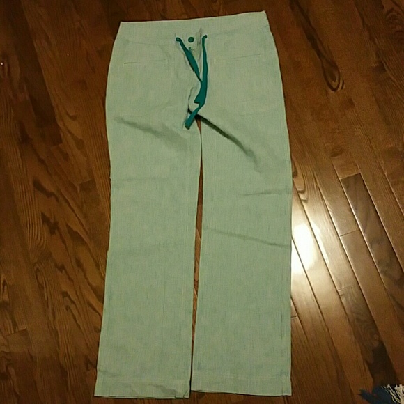 Linen Cotton Blend Pants New Size M