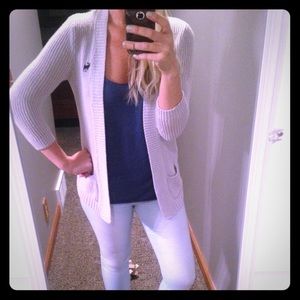 Abercrombie & Fitch Gray Boyfriend Stye Cardigan