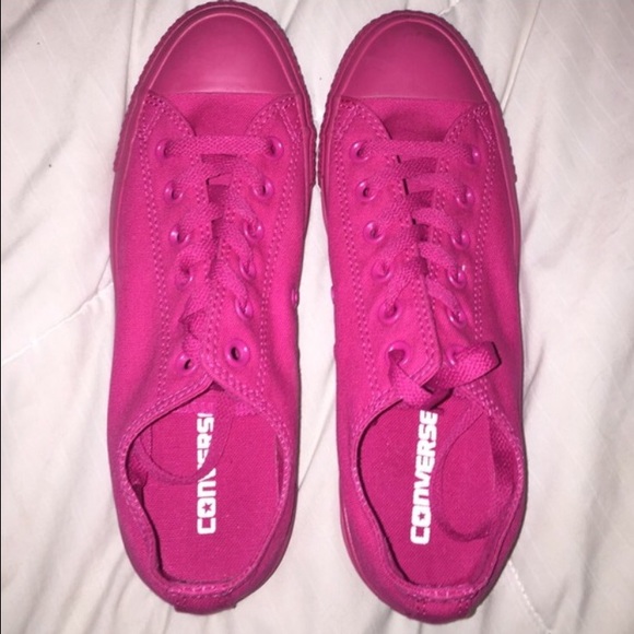 Limited edition hot pink converses
