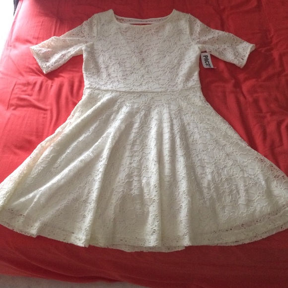 Ivory LACE dress!