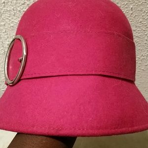 Pink wool hat