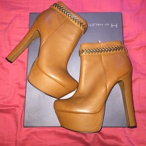 H by Halston Tan Bootie