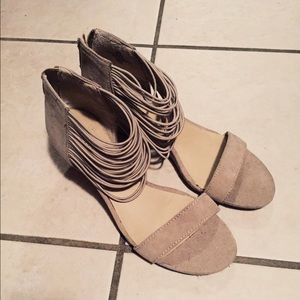 A.N.A suede wedges