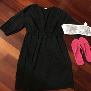 Swim Suit Cover-Up-Black-XL