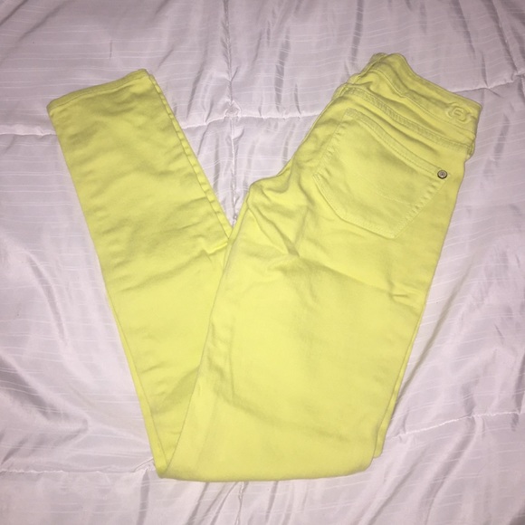 Bullhead yellow Hermosa skinny jeans