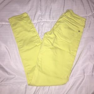 Bullhead yellow Hermosa skinny jeans