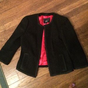 Black tweed blazer