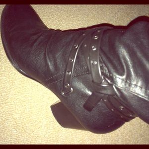 Bare Traps brand Black knee high boots