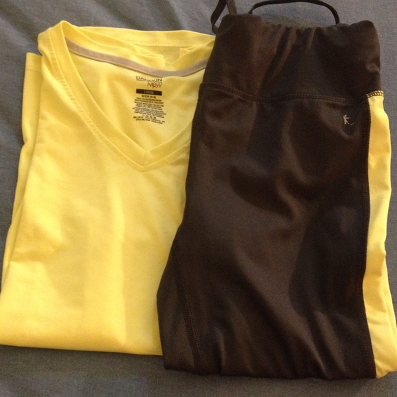 danskin workout outfit