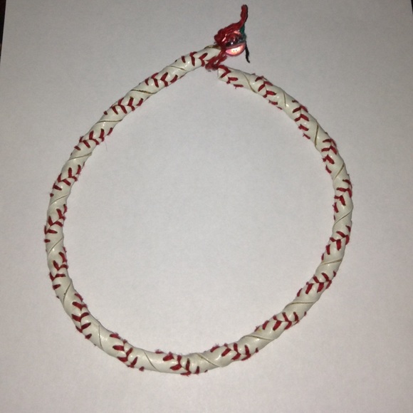Necklace made from baseball