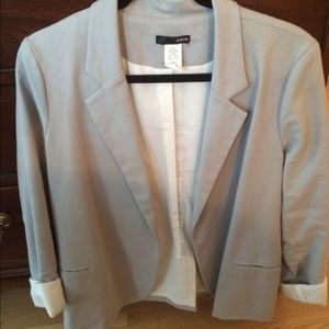 Aqua Blazer - Light Grey - Size Large