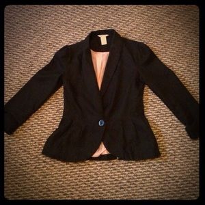 Adorable Candies black peplum blazer