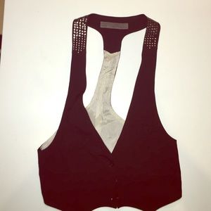 Final price :$15 ZARA VEST with stones