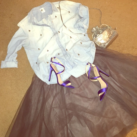 Zigi Girl Chala in blue satin