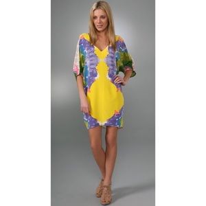 Tibi Calla Lily V Neck Dress