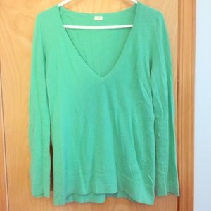 J Crew Light Green Sweater