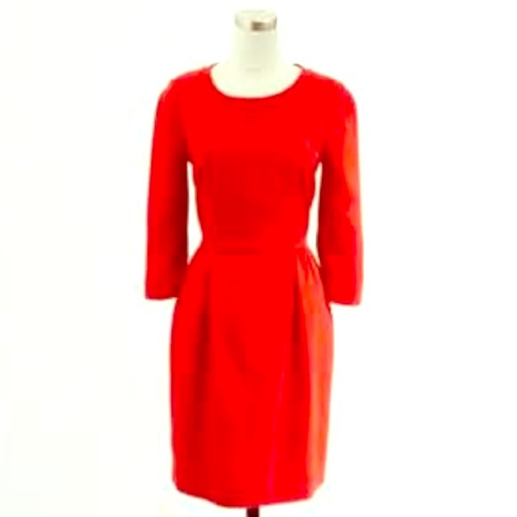 Jcrew Factory Red Dress