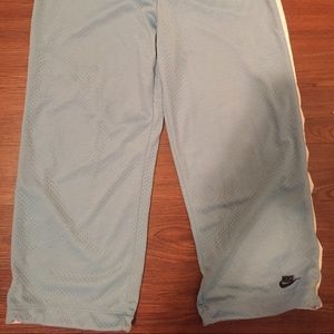 Nike jersey net crop pants size small
