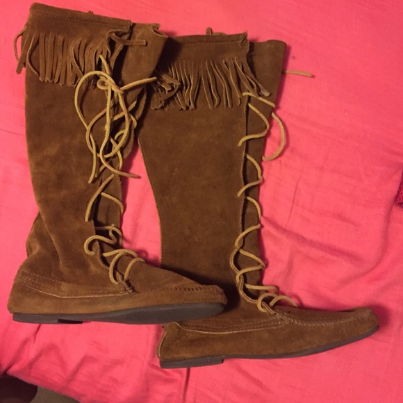 Aldo Fringe Lace Up Boot