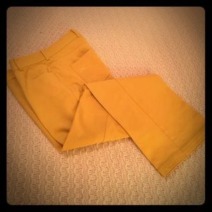St John yellow denim pants
