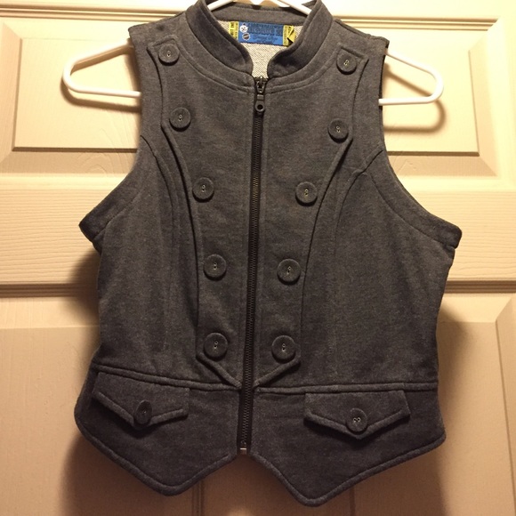 Dark grey sweater vest