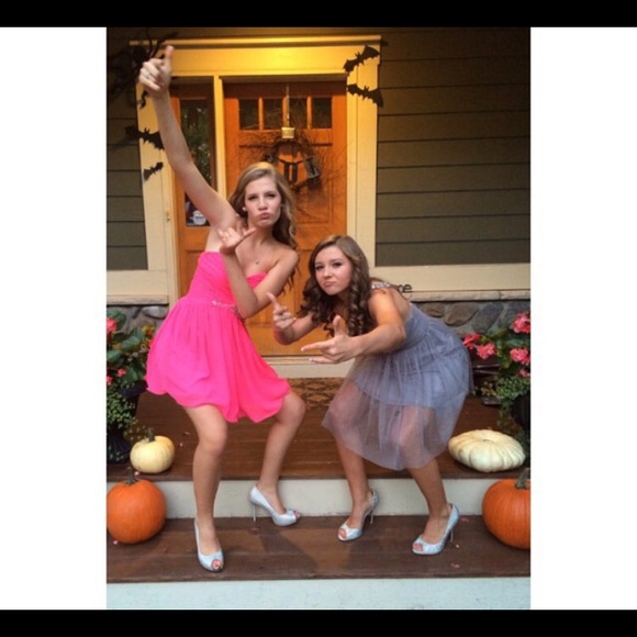 pink homecoming dress - Picture 2 of 2