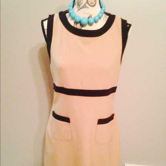 Forever 21 Tan/Black Dresss