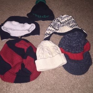 Baby Gap and Children's Place hats and scarf