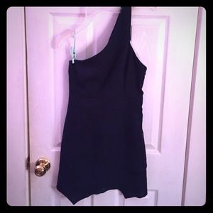 One shoulder party dress