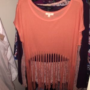Fringe crop top!