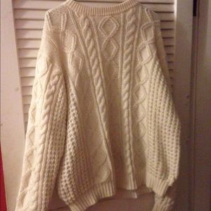 Hand knit sweater
