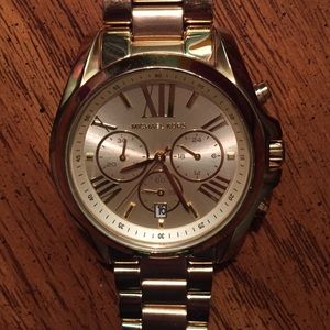 Gold Michael Kors Bradshaw Watch