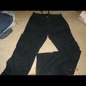 Old Navy Black Cargo Pants