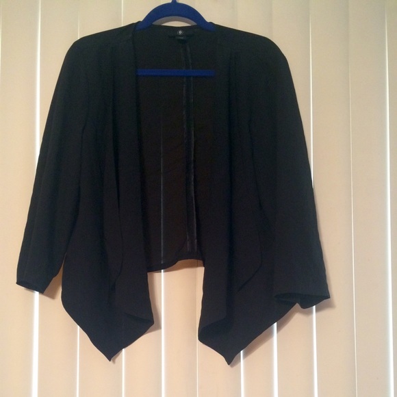 Draped lapel blazer